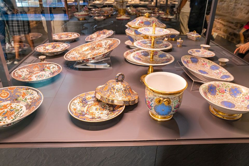 Palace kitchens and Chinese porcelain collection inside Topkapi Palace in Istanbul